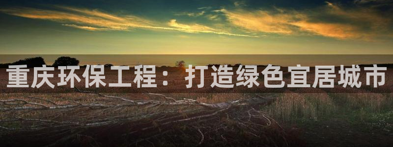彩名堂是什么：重庆环保工程：打造绿色