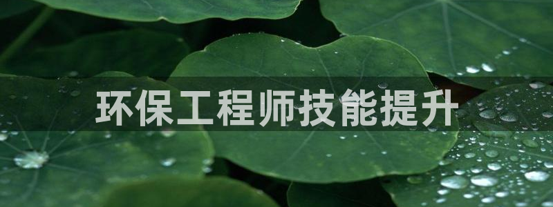 彩名堂免费计划亮点：环保工程师技能提