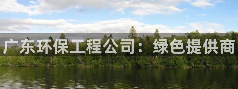 彩名堂计划技巧有哪些：广东环保工程公司：绿色提供商
