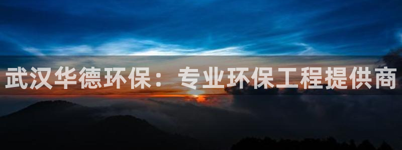 彩名堂计划真的准吗：武汉华德环保：专