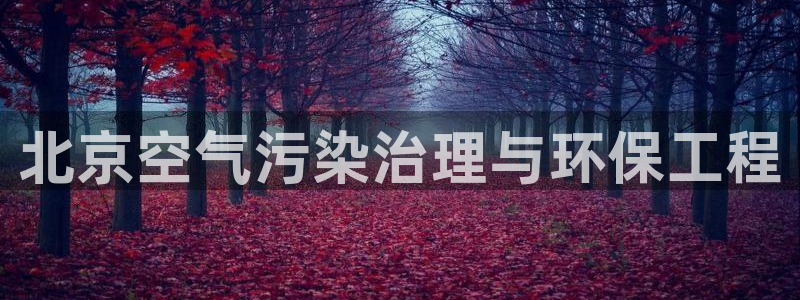 彩名堂双彩网：北京空气污染治理与环保