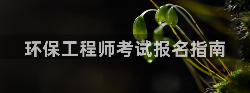 彩名堂975新版本：环保工程师考试报