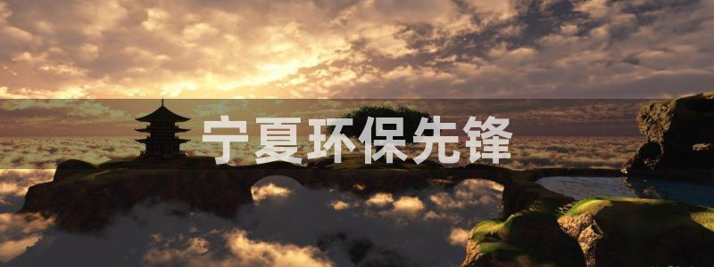 彩名堂app官方网：宁夏环保先锋