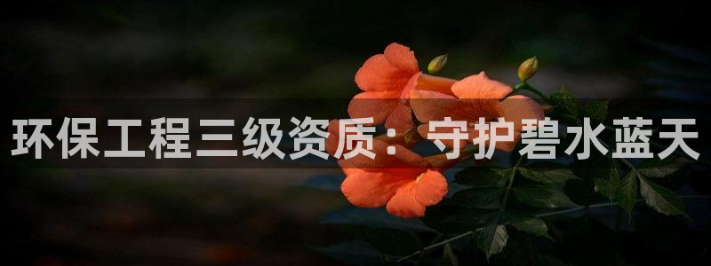 彩名堂app计划官方网站：环保工程三