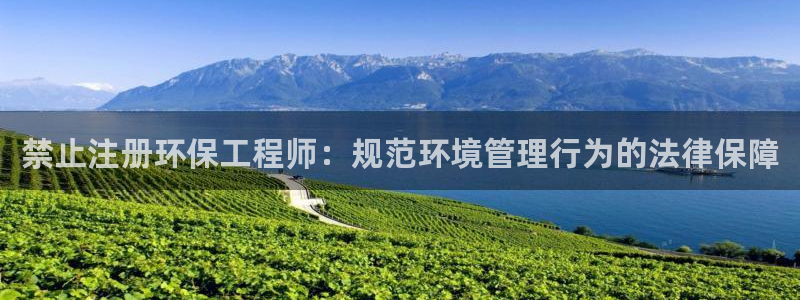 彩名堂怎么打最稳：禁止注册环保工程师：规范环境管理行为的法律保障
